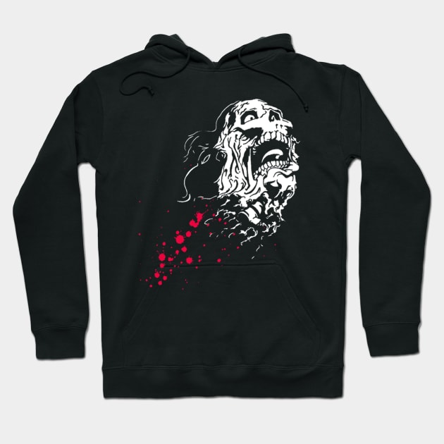 Severed Head Hoodie by MorelandPrint